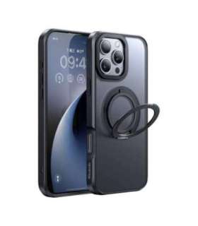 McDodo PC-4933 MagSafe case for iPhone 16 Pro Max with stand (black)