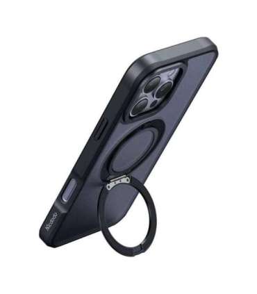 McDodo PC-4933 MagSafe case for iPhone 16 Pro Max with stand (black)