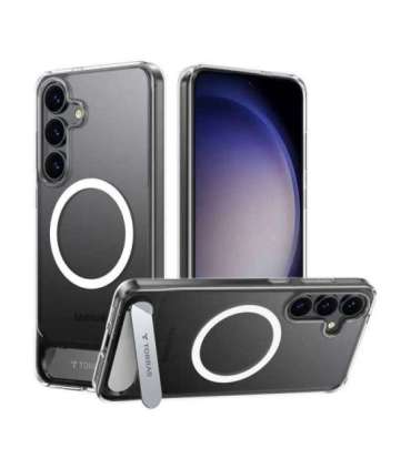 Torras Pstand Series phone case for Samsung S25 (transparent)