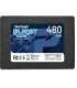 SSD|PATRIOT|Burst Elite|480GB|SATA 3.0|3D NAND|Write speed 320 MBytes/sec|Read speed 450 MBytes/sec|2,5"|TBW 200 TB|PBE480GS25SS