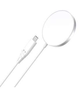 Choetech T518 Magnetic Wireless Charger 15W (white)