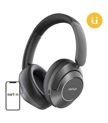 Wireless headphones EarFun WavePro (black)
