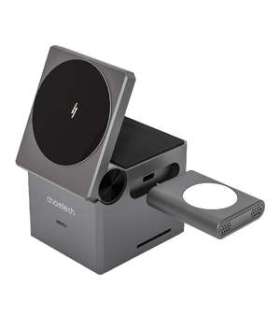 Choetech T632-F 3-in-1 15W inductive charger (black)