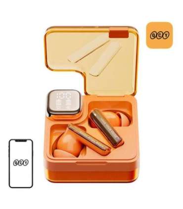 TWS QCY MeloBuds Neo T31 headphones (orange)