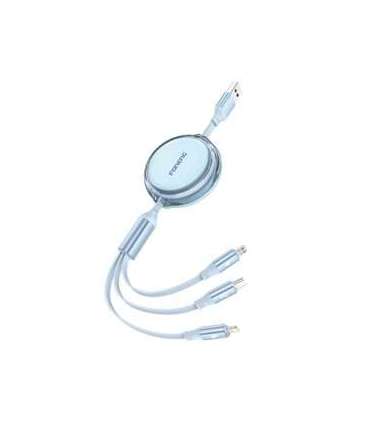 Foneng X113 3-in-1 Cable 1.1M Blue