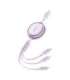 3w1 Foneng X113 1.1M Fioletowa Cable