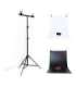 Photo studio background support Puluz 70x200cm + Backdrops 2 pcs DCA0976