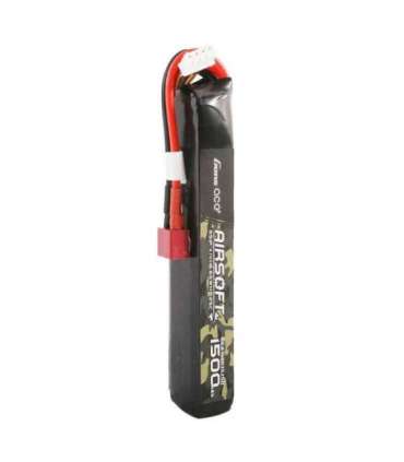 Gens ace 25C 1500mAh 3S1P 11.1V Airsoft Gun Lipo Battery with T Plug