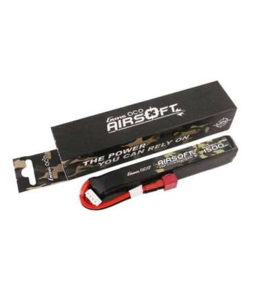 Gens ace 25C 1500mAh 3S1P 11.1V Airsoft Gun Lipo Battery with T Plug