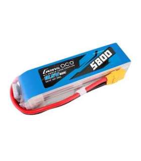 Gens ace 5800mAh 60C 18.5V 5S1P Lipo Battery Pack with XT90 plug
