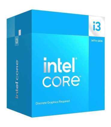 CPU|INTEL|Desktop|Core i3|i3-14100|Raptor Lake|3500 MHz|Cores 4|12MB|Socket LGA1700|60 Watts|GPU UHD 730|BOX|BX8071514100SRMX1