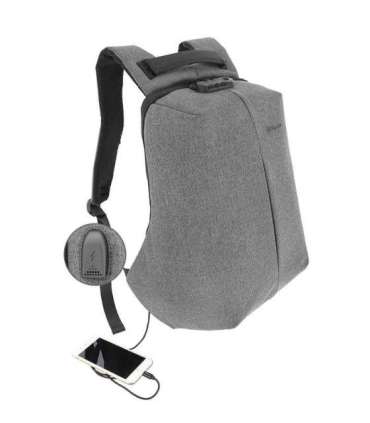 Tellur 15.6 Notebook Backpack Antitheft V2, USB Port, Gray