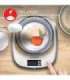 Salter 1050 WHDR White Curve Glass Electronic Digital Kitchen Scales