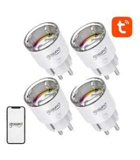 Gosund EP2 WiFi smart socket, 4 pieces (four-pack) 10A Tuya
