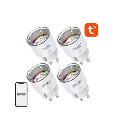 Gosund EP2 WiFi smart socket, 4 pieces (four-pack) 10A Tuya