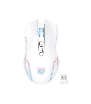 Onikuma CW905 White Wireless Gaming Mouse