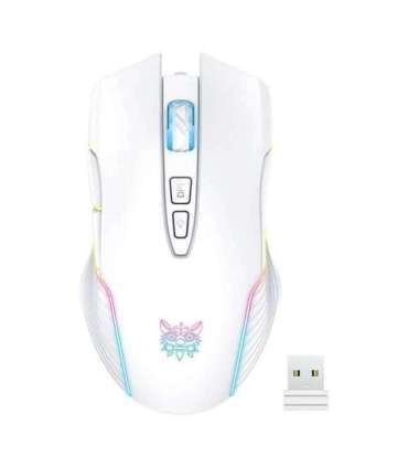 Onikuma CW905 White Wireless Gaming Mouse