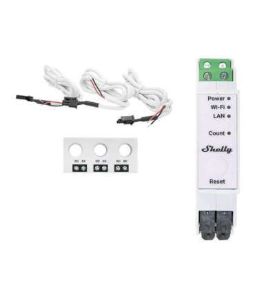 Shelly Pro 3EM-3CT63 WIFI 1/3-way power consumption meter