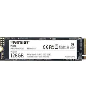 SSD|PATRIOT|P300|128GB|M.2|PCIE|NVMe|3D NAND|Write speed 600 MBytes/sec|Read speed 1600 MBytes/sec|3.8mm|TBW 60 TB|P300P128GM28