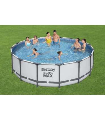 Frame pool Bestway Steel Pro Max Set 549х122 cm, with filter pump and accessories (56462)
