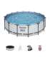 Frame pool Bestway Steel Pro Max Set 488x122 cm, with filter pump and accessories (5612Z)