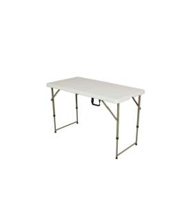 Fold in Half Adjustable Table 122x61x48-74 cm