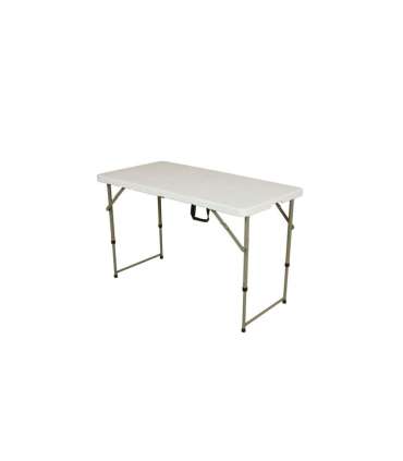 Fold in Half Adjustable Table 122x61x48-74 cm