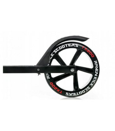 Самокат Raven Straight Black/Silver 200mm с ручным тормозом
