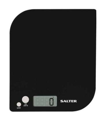 Salter 1177 BKWHDR Leaf Electronic Digital Kitchen Scale - Black