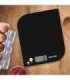Salter 1177 BKWHDR Leaf Electronic Digital Kitchen Scale - Black