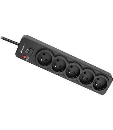 Tracer 46976 PowerGuard 1.8m Black (5 Outlets)