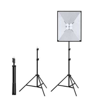 Studio set Puluz softbox 50x70cm, tripod, LED bulb 4 pcs PU5071EU