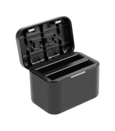 Charging case for batteries and memory cards PULUZ for Insta360 X4 (black)