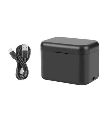 Charging case for batteries and memory cards PULUZ for Insta360 X4 (black)