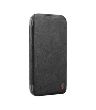 Etui Nillkin Qin Prop Leather iPhone 16 (czarny)