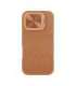 Etui Nillkin Qin Prop Leather iPhone 16 (brązowy)