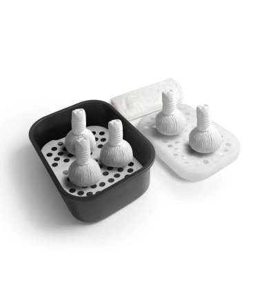 Massage hot stone and Massage oil heater with three bottles