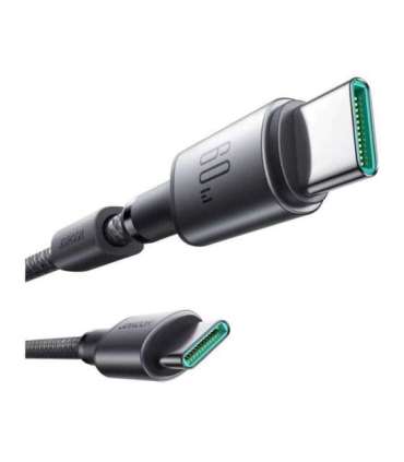 Cable USB-C - USB-C Joyroom S-A50, 60W, 1.2m szary