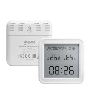 Zigbee Gosund ST17 LCD smart temperature and humidity sensor Tuya