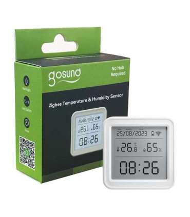 Zigbee Gosund ST17 LCD smart temperature and humidity sensor Tuya