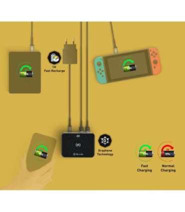 Tellur Graphene PD10000 Power Bank 10000mAh Black