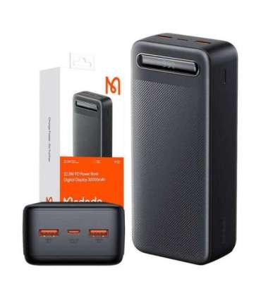 Power Bank Mcdodo MC-3911 Digital Display 30000mAh, 22.5W do D (czarny)