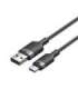 USB 2.0 A to USB-C 3A cable Vention CTNBF 1 M (black)