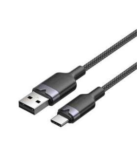 USB 2.0 A to USB-C 3A cable Vention CTNBF 1 M (black)