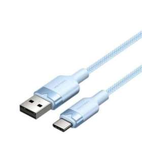 USB 2.0 A to USB-C 3A cable Vention CTNLF 1M (blue)