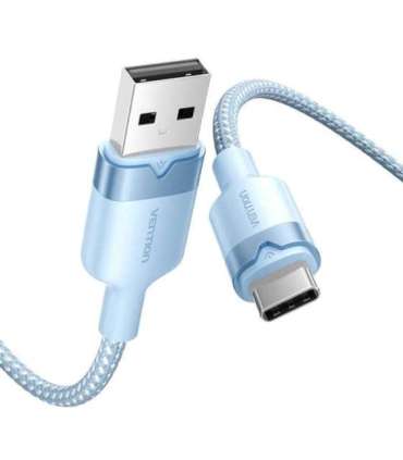 USB 2.0 A to USB-C 3A cable Vention CTNLF 1M (blue)