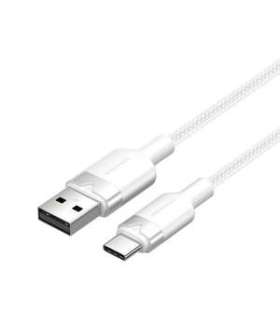 USB 2.0 A to USB-C 3A cable Vention CTNWF 1M (white)