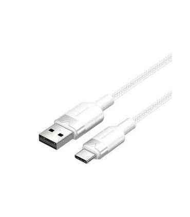 USB 2.0 A to USB-C 3A cable Vention CTNWF 1M (white)