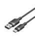 USB 2.0 A to USB-C 3A cable Vention CTNBH 2M (black)
