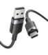 USB 2.0 A to USB-C 3A cable Vention CTNBH 2M (black)